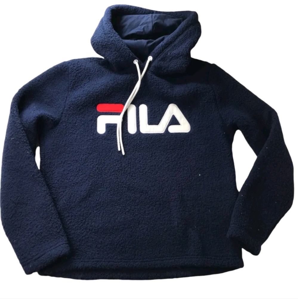FILA Women's Hoodie Fleece Thick Lined